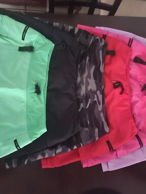 Colorful Women's Hiking  Skirt Skorts - Mint, Black, Camo, Red, Pink, Lavender